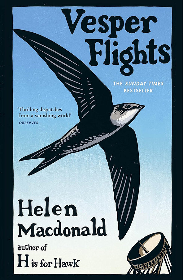 Book cover of Vesper Flights by Helen Macdonald at Wild and the Sage, Galle, Sri Lanka