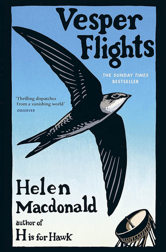 Book cover of Vesper Flights by Helen Macdonald at Wild and the Sage, Galle, Sri Lanka
