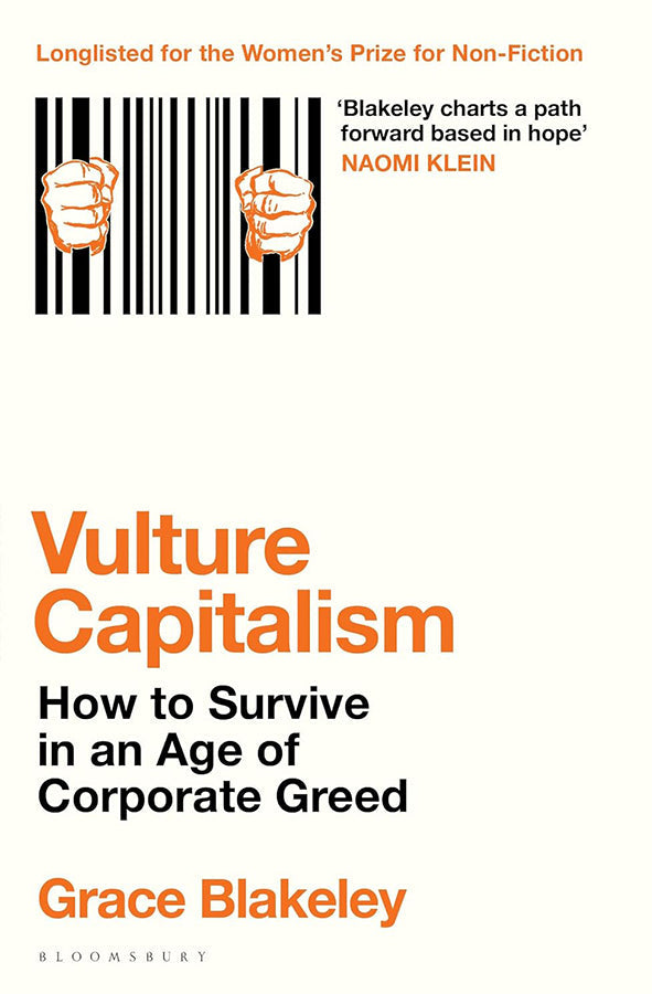 Book cover of Vulture Capitalism by Grace Blakeley at Wild and the Sage, Galle, Sri Lanka