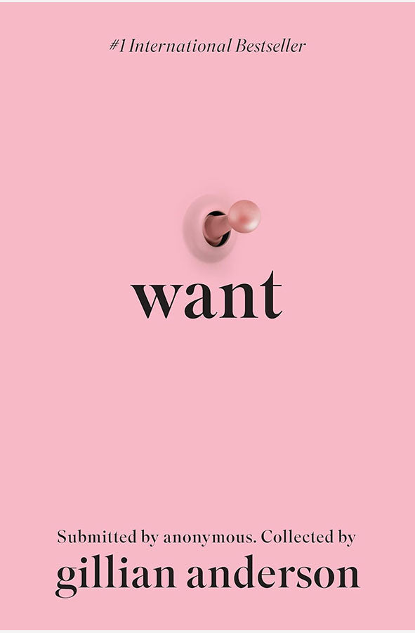 Book cover of Want by Gillian Anderson at Wild and the Sage, Galle, Sri Lanka