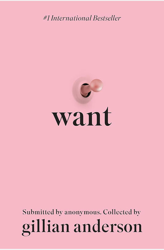 Book cover of Want by Gillian Anderson at Wild and the Sage, Galle, Sri Lanka