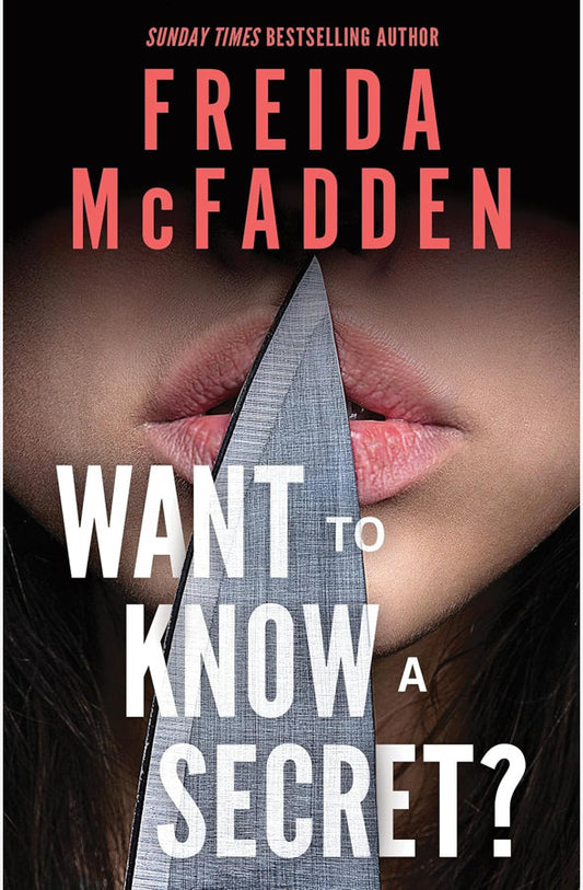 Book cover of Want to Know a Secret? by Freida McFadden at Wild and the Sage, Galle, Sri Lanka