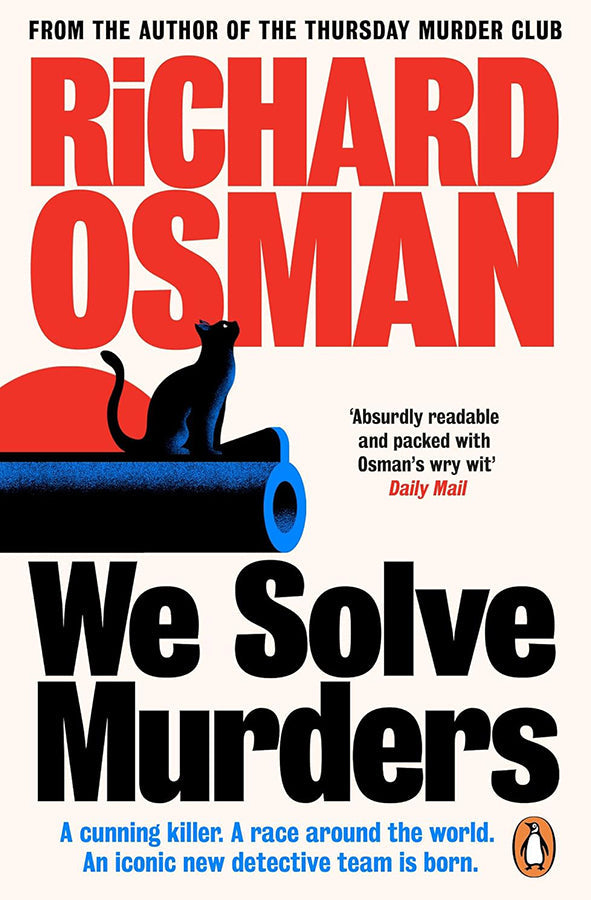 Book cover of We Solve Murders by Richard Osman at Wild and the Sage, Galle, Sri Lanka