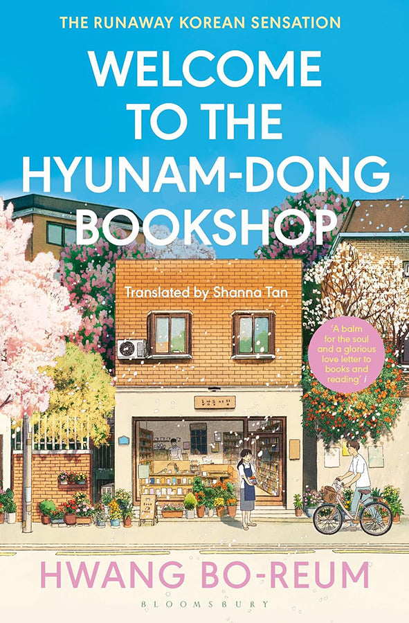 Book cover of Welcome to the Hyunam-dong Bookshop by Hwang Bo-reum at Wild and the Sage, Galle, Sri Lanka