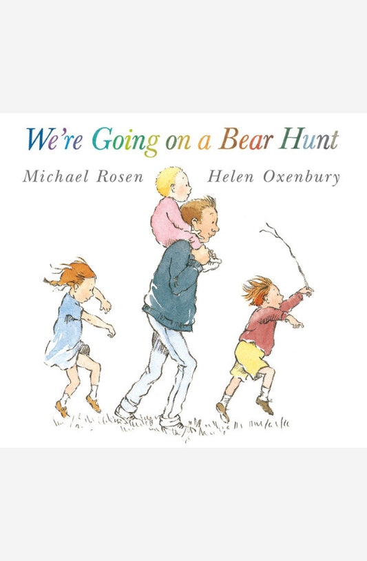 Book cover of We're Going on a Bear Hunt by Michael Rosen  at Wild and the Sage, Galle, Sri Lanka