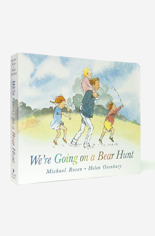 Book cover of We're Going on a Bear Hunt by Michael Rosen at Wild and the Sage, Galle, Sri Lanka