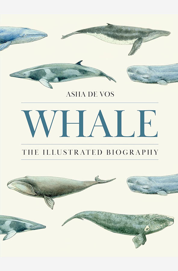 Book cover of Whale : The Illustrated Biography by Asha de Vos at Wild and the Sage, Galle, Sri Lanka