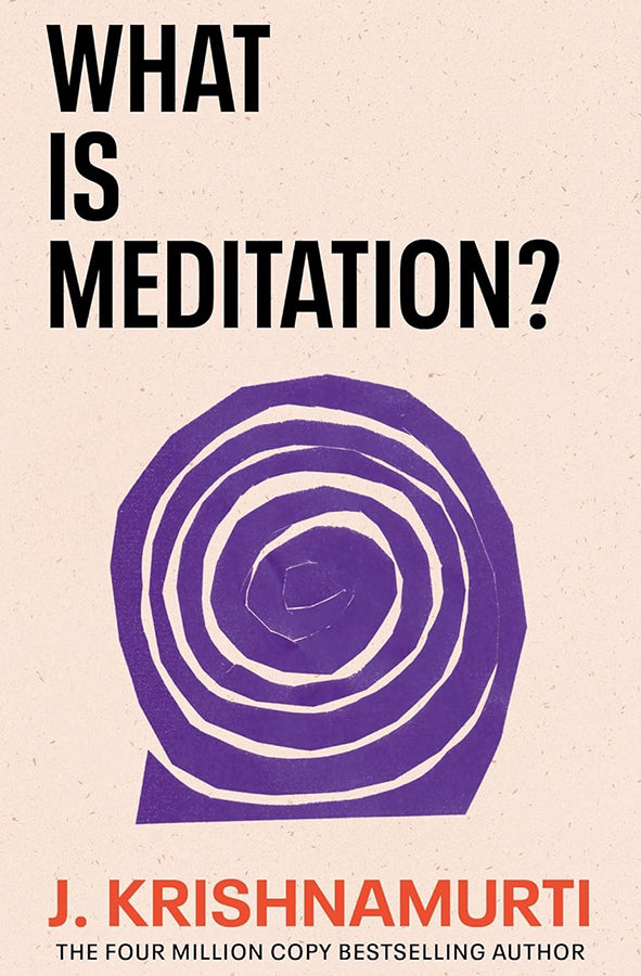 Book cover of What is Meditation by J. Krishnamurti at Wild and the Sage, Galle, Sri Lanka