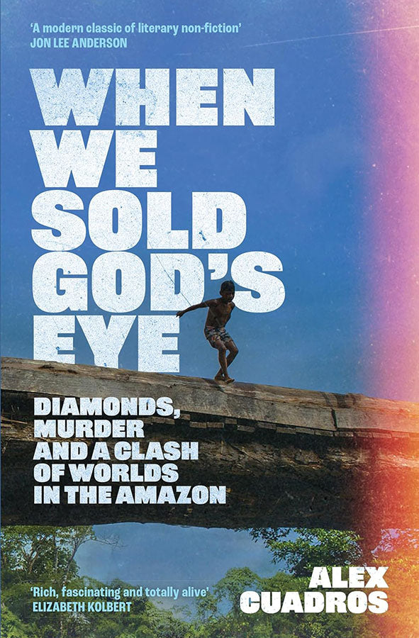 Book cover of When We Sold God's Eye by Alex Cuadros at Wild and the Sage, Galle, Sri Lanka