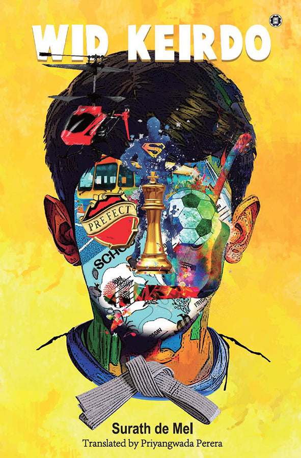 Book cover of Wid Kierdo by Surath De Mel at Wild and the Sage, Galle, Sri Lanka