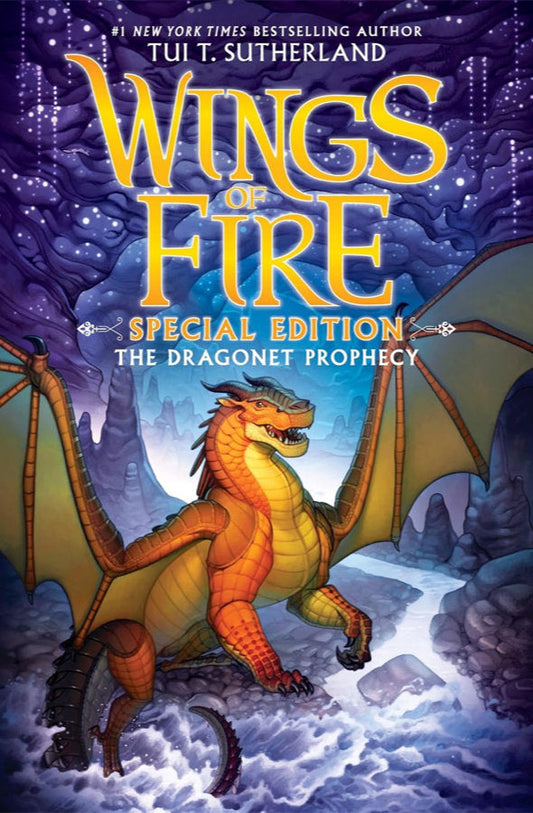 Book cover of Wings of Fire: The Dragonet Prophecy (Special Edition) by Tui T. Sutherland at Wild and the Sage, Galle, Sri Lanka