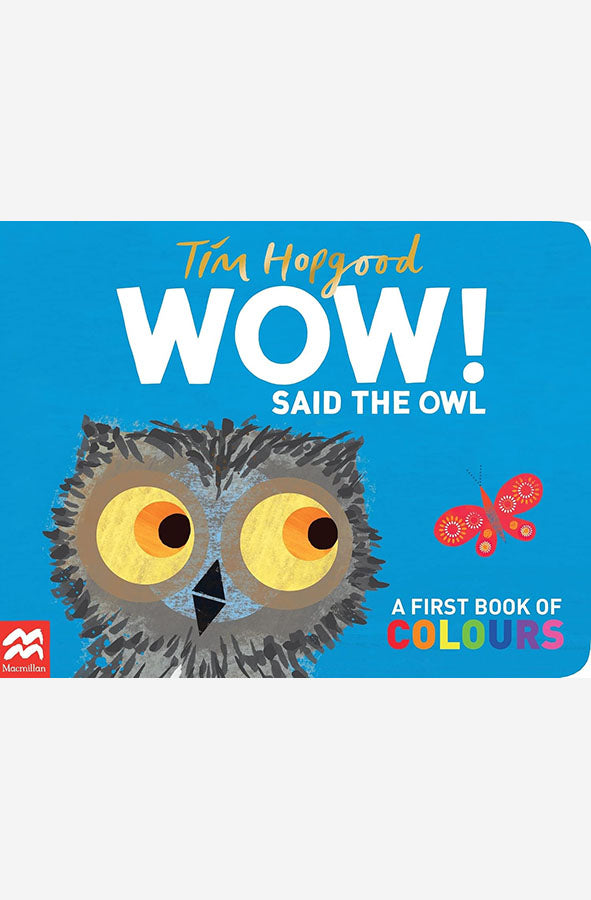 Book cover of WOW! Said the Owl by Tim Hopgood at Wild and the Sage, Galle, Sri Lanka