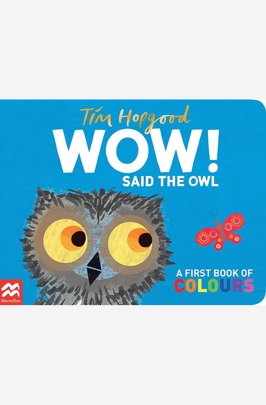Book cover of WOW! Said the Owl by Tim Hopgood at Wild and the Sage, Galle, Sri Lanka