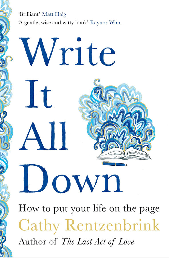 Book cover of Write It All Down by Cathy Rentzenbrink at Wild and the Sage, Galle, Sri Lanka