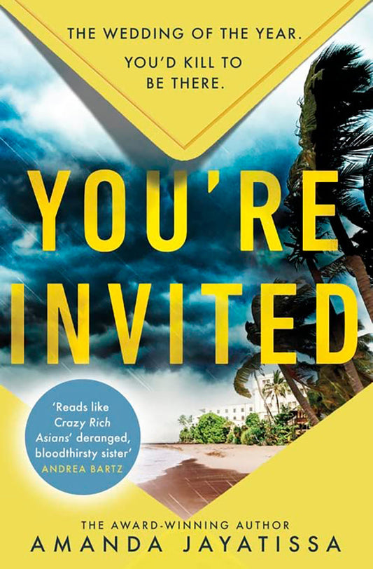 Book cover of You're Invited by Amanda Jayatissa at Wild and the Sage, Galle, Sri Lanka