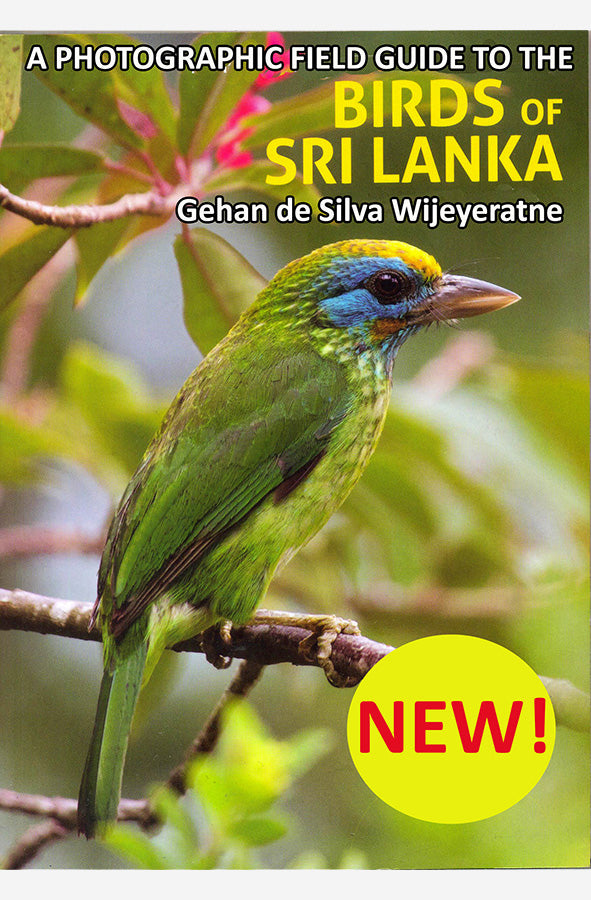 Book cover of A Photographic Field Guide to the Birds of Sri Lanka by Gehan De Silva Wijeyeratne at Wild and the Sage, Galle, Sri Lanka