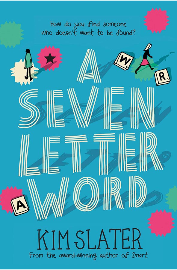 Book cover of A Seven Letter Word by Kim Slater at Wild and the Sage, Galle, Sri Lanka