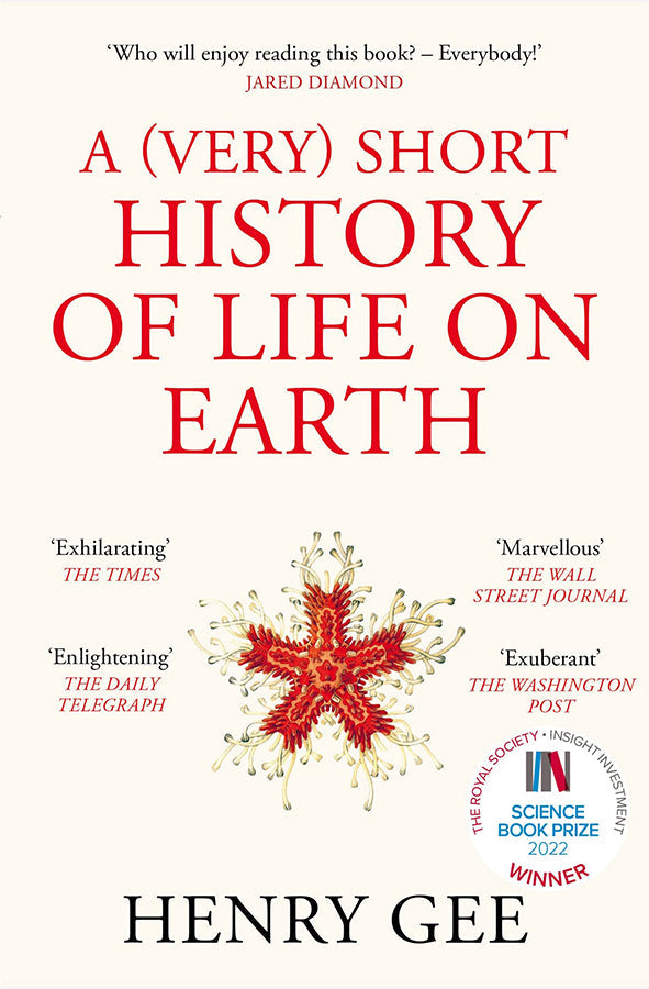 Book cover of A Very Short History Of Life On Earth by Henry Gee at Wild and the Sage, Galle, Sri Lanka
