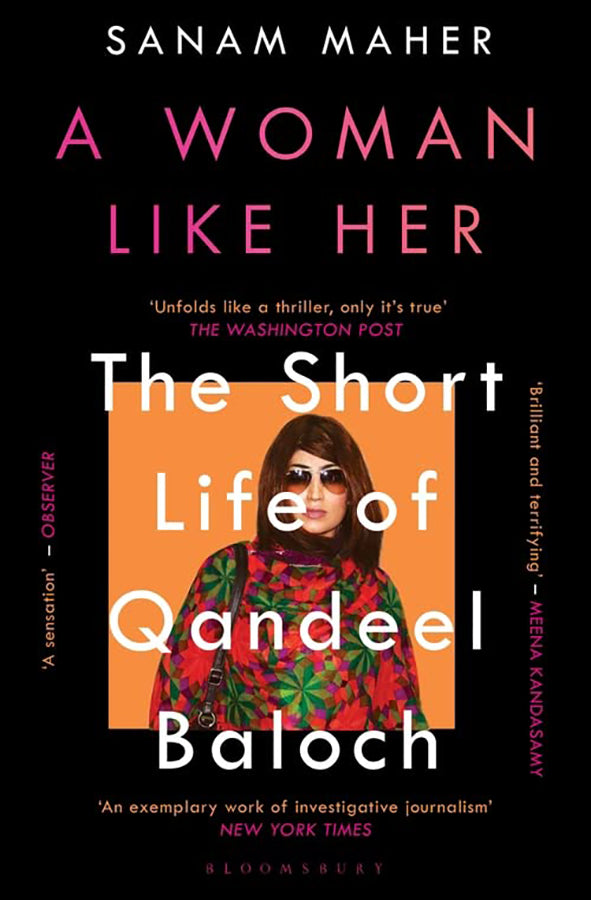 Book cover of A Woman Like Her by Sanam Maher at Wild and the Sage, Galle, Sri Lanka