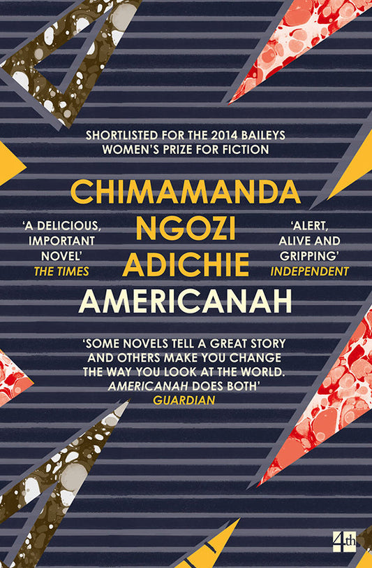 Book cover of Americanah by Chimamanda Adichie at Wild and the Sage, Galle, Sri Lanka