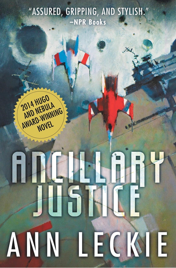 Book cover of Ancillary Justice by Ann Leckie at Wild and the Sage, Galle, Sri Lanka