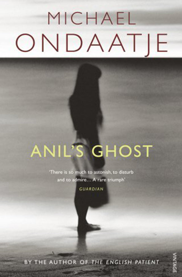 Book cover of Anils Ghost by Michael Ondaatje at Wild and the Sage, Galle, Sri Lanka