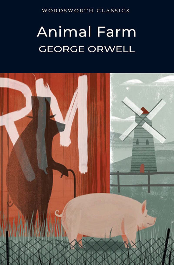 Book cover of Animal Farm by George Orwell at Wild and the Sage, Galle, Sri Lanka