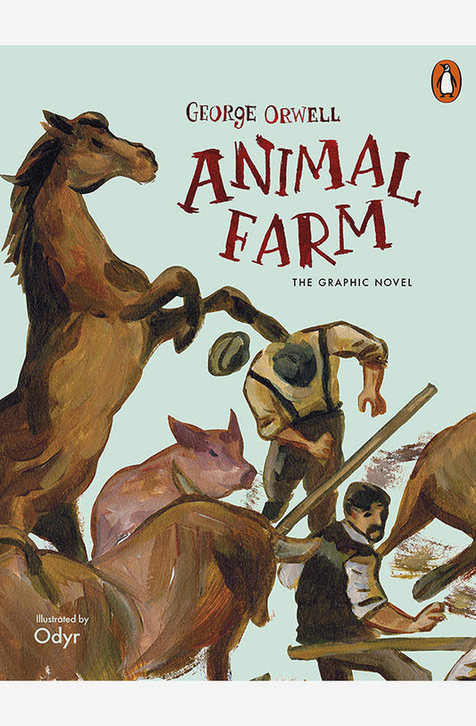 Book cover of Animal Farm: The Graphic Novel by George Orwell at Wild and the Sage, Galle, Sri Lanka