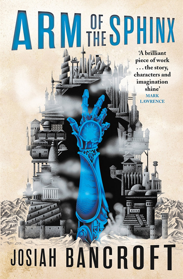 Book cover of Arm of the Sphinx by Josiah Bancroft at Wild and the Sage, Galle, Sri Lanka