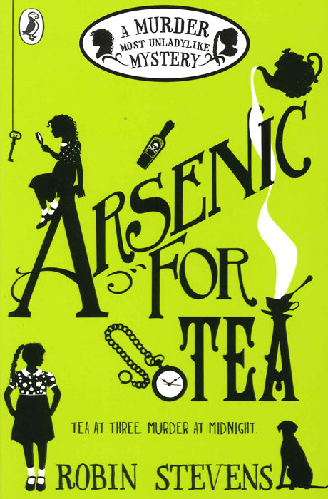 Book cover of Arsenic For Tea by Robin Stevens at Wild and the Sage, Galle, Sri Lanka