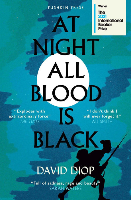 Book cover of At Night all Blood is Black by David Diop at Wild and the Sage, Galle, Sri Lanka