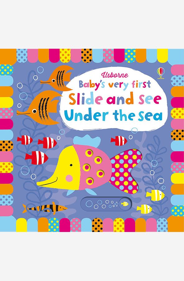 Book cover of Baby's Very First Slide and See Under the Sea by Fiona Watt at Wild and the Sage, Galle, Sri Lanka