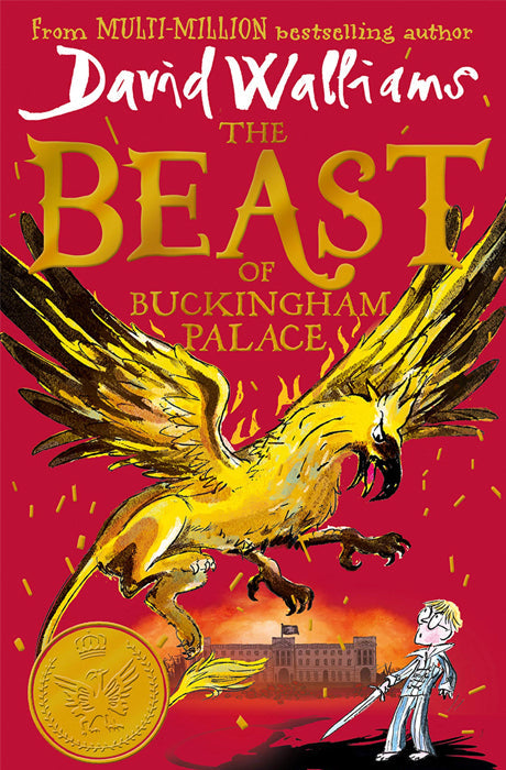 Book cover of Beast of Buckingham Palace by David Walliams at Wild and the Sage, Galle, Sri Lanka