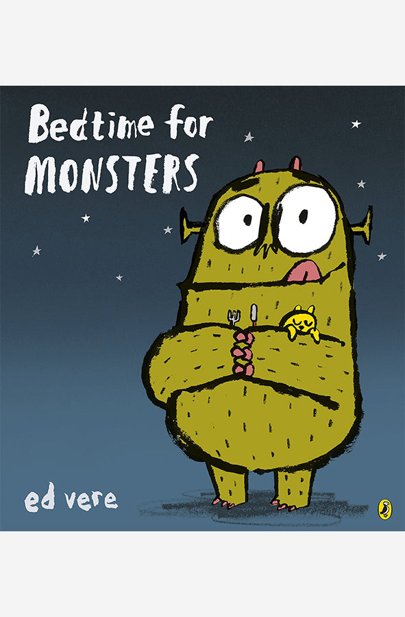 Book cover of Bedtime for Monsters by ƒÄ Ed Vere at Wild and the Sage, Galle, Sri Lanka