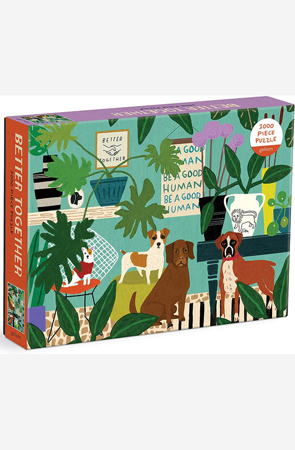 Book cover of Better Together 1000 Piece Puzzle by Galison at Wild and the Sage, Galle, Sri Lanka