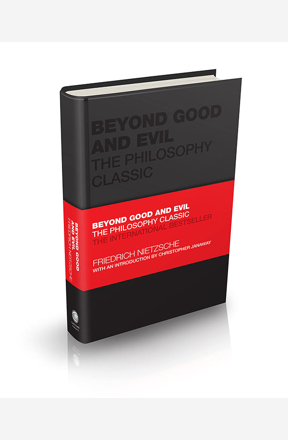 Book cover of Beyond Good and Evil by Friedrich Nietzsche at Wild and the Sage, Galle, Sri Lanka