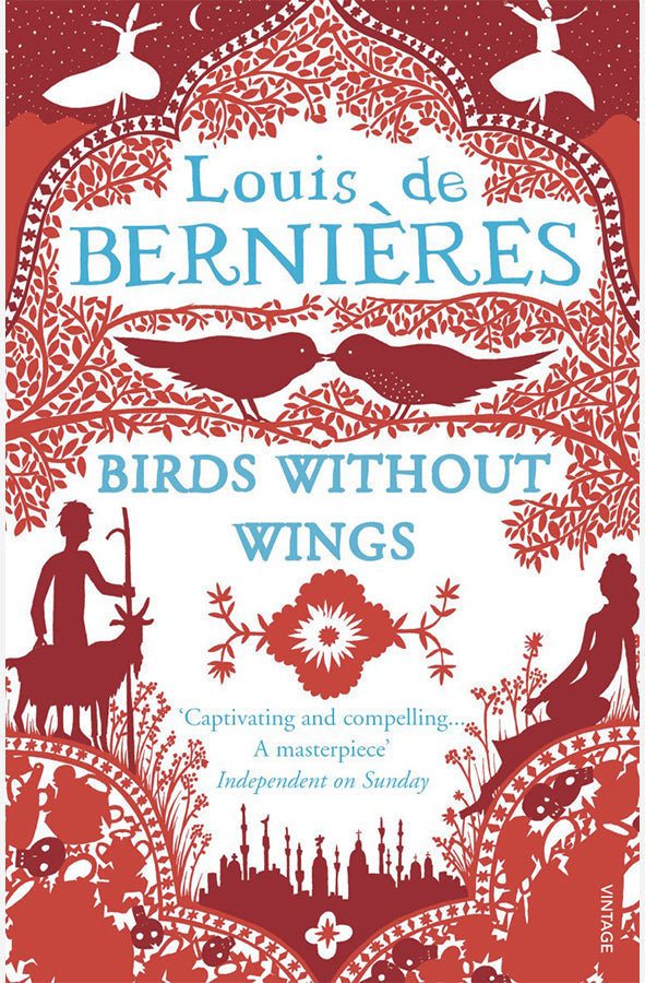 Book cover of Birds Without Wings by Louis de Bernieres at Wild and the Sage, Galle, Sri Lanka