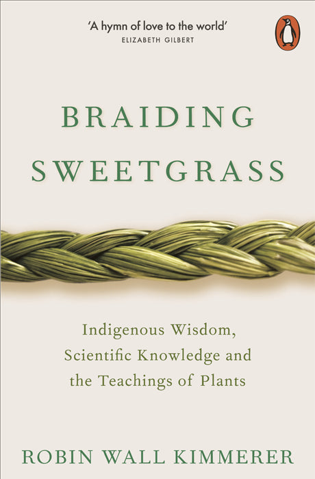 Book cover of Braiding Sweetgrass by Robin Wall Kimmerer at Wild and the Sage, Galle, Sri Lanka