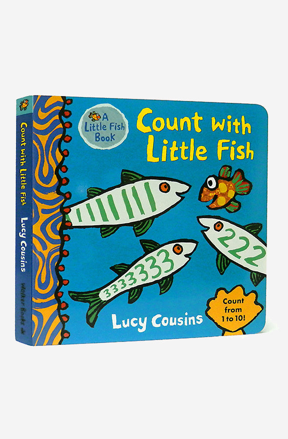 Book cover of Count with Little Fish by Lucy Cousins at Wild and the Sage, Galle, Sri Lanka