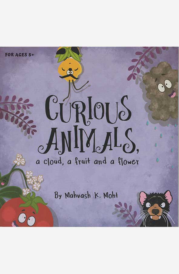 Book cover of Curious Animals by Mahvash K. Mot at Wild and the Sage, Galle, Sri Lanka