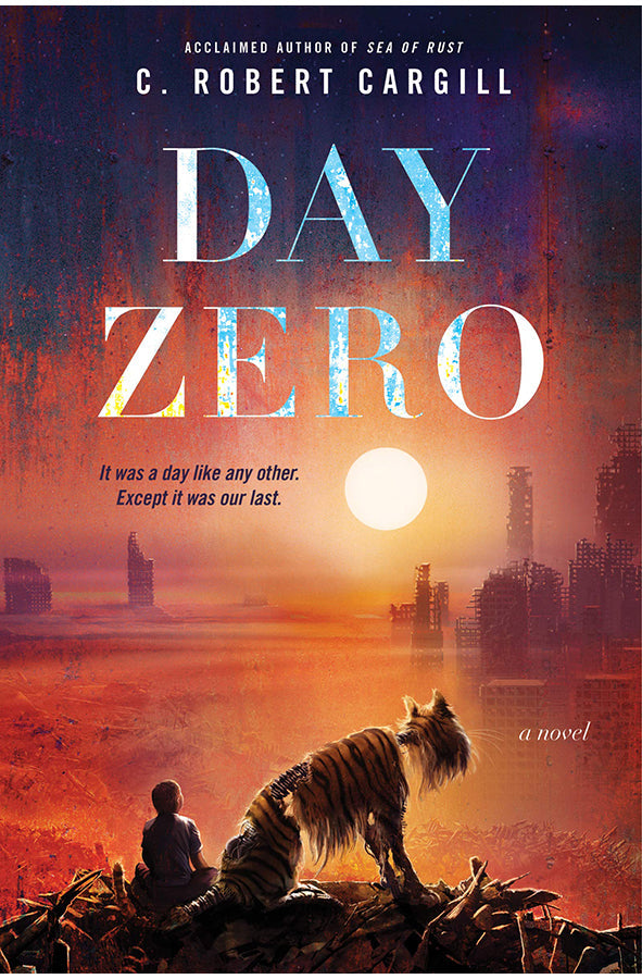Book cover of Day Zero by C Robert Cargill at Wild and the Sage, Galle, Sri Lanka