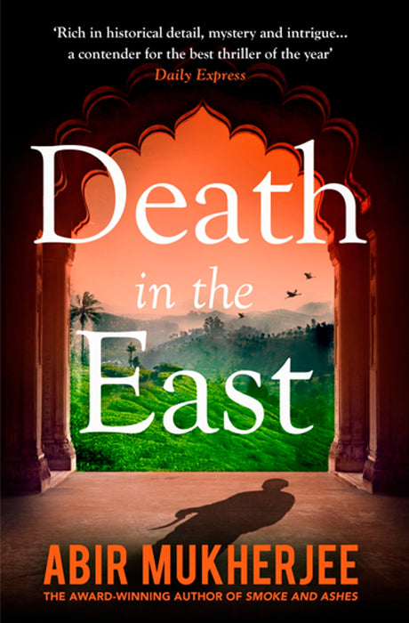 Book cover of Death in the East by Abir Mukherjee at Wild and the Sage, Galle, Sri Lanka