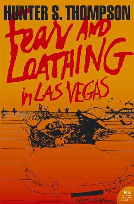 Book cover of Fear and Loathing in Las Vegas by Hunter S. Thompson at Wild and the Sage, Galle, Sri Lanka