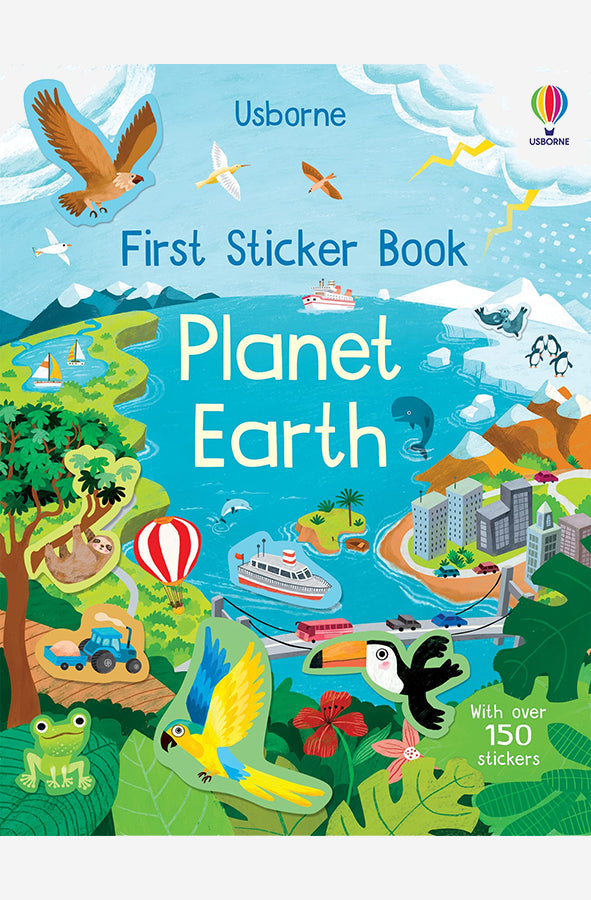Book cover of First Sticker Book - Planet Earth by Kristie Pickersgill at Wild and the Sage, Galle, Sri Lanka