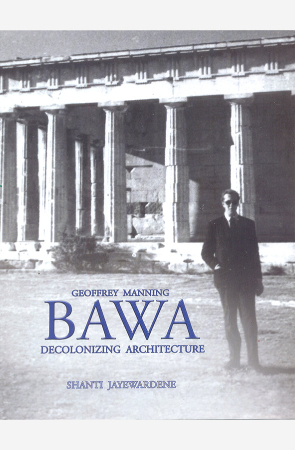 Book cover of Geoffrey Manning Bawa by Shanti Jayewardene at Wild and the Sage, Galle, Sri Lanka
