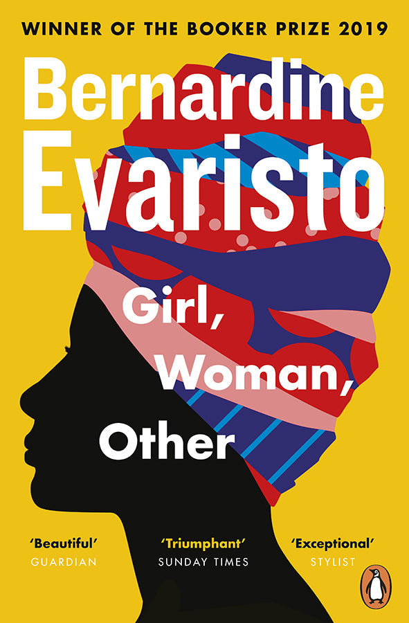Book cover of Girl, Woman, Other by Bernardine Evaristo at Wild and the Sage, Galle, Sri Lanka