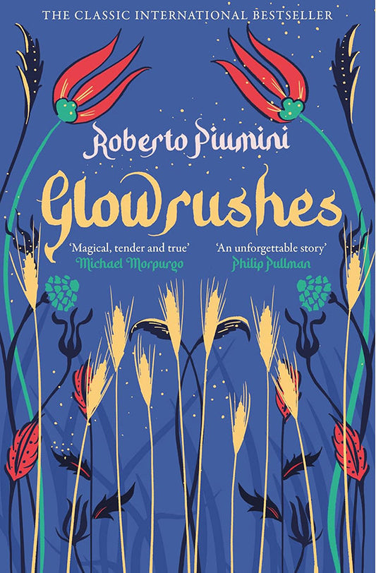 Book cover of Glowrushes by Roberto Piumini at Wild and the Sage, Galle, Sri Lanka
