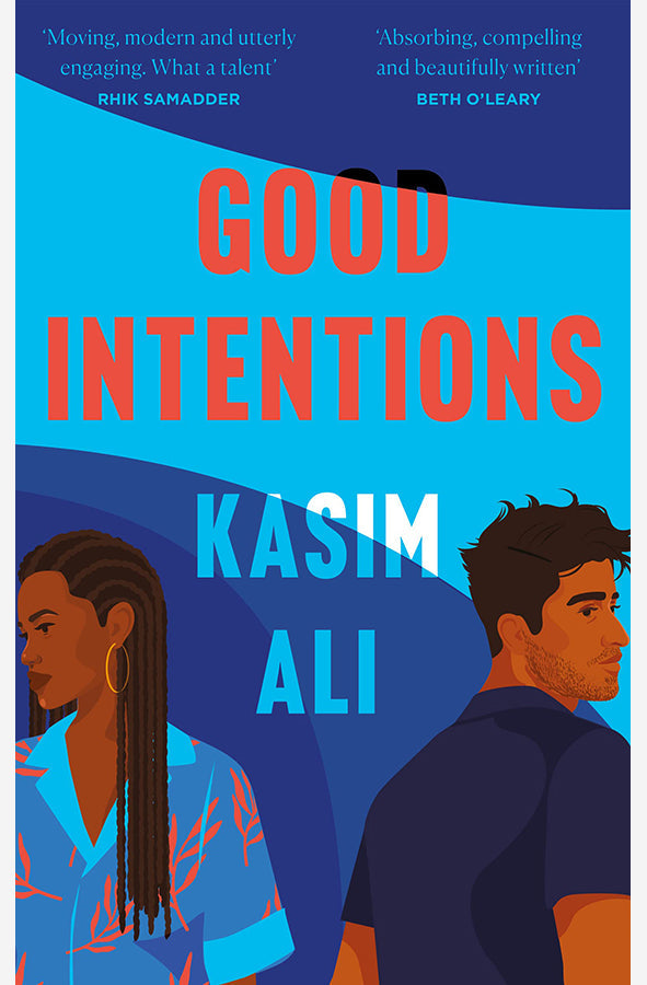 Book cover of Good Intentions by Kasim Ali at Wild and the Sage, Galle, Sri Lanka