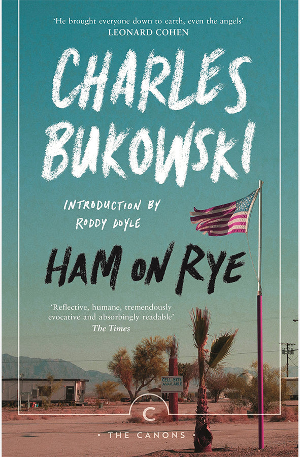 Book cover of Ham on Rye by Charles Bukowski at Wild and the Sage, Galle, Sri Lanka