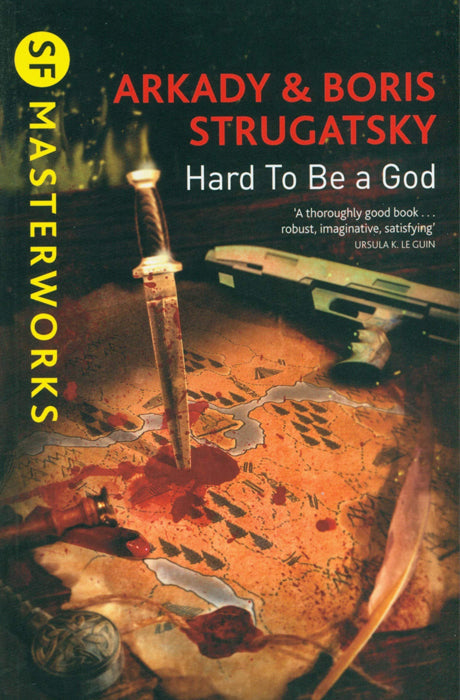 Book cover of Hard To Be a God by Arkady Strugatsky at Wild and the Sage, Galle, Sri Lanka